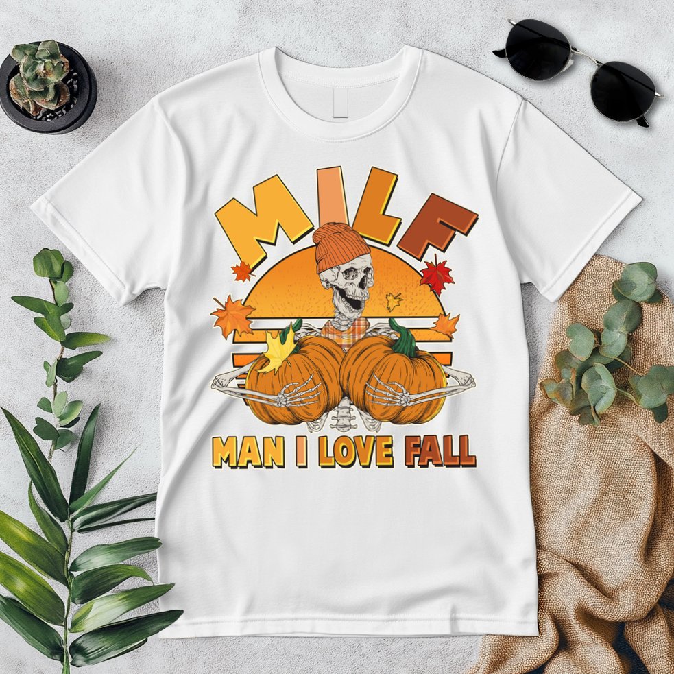 Funny MILF Man I Love Fall Premium T-Shirt