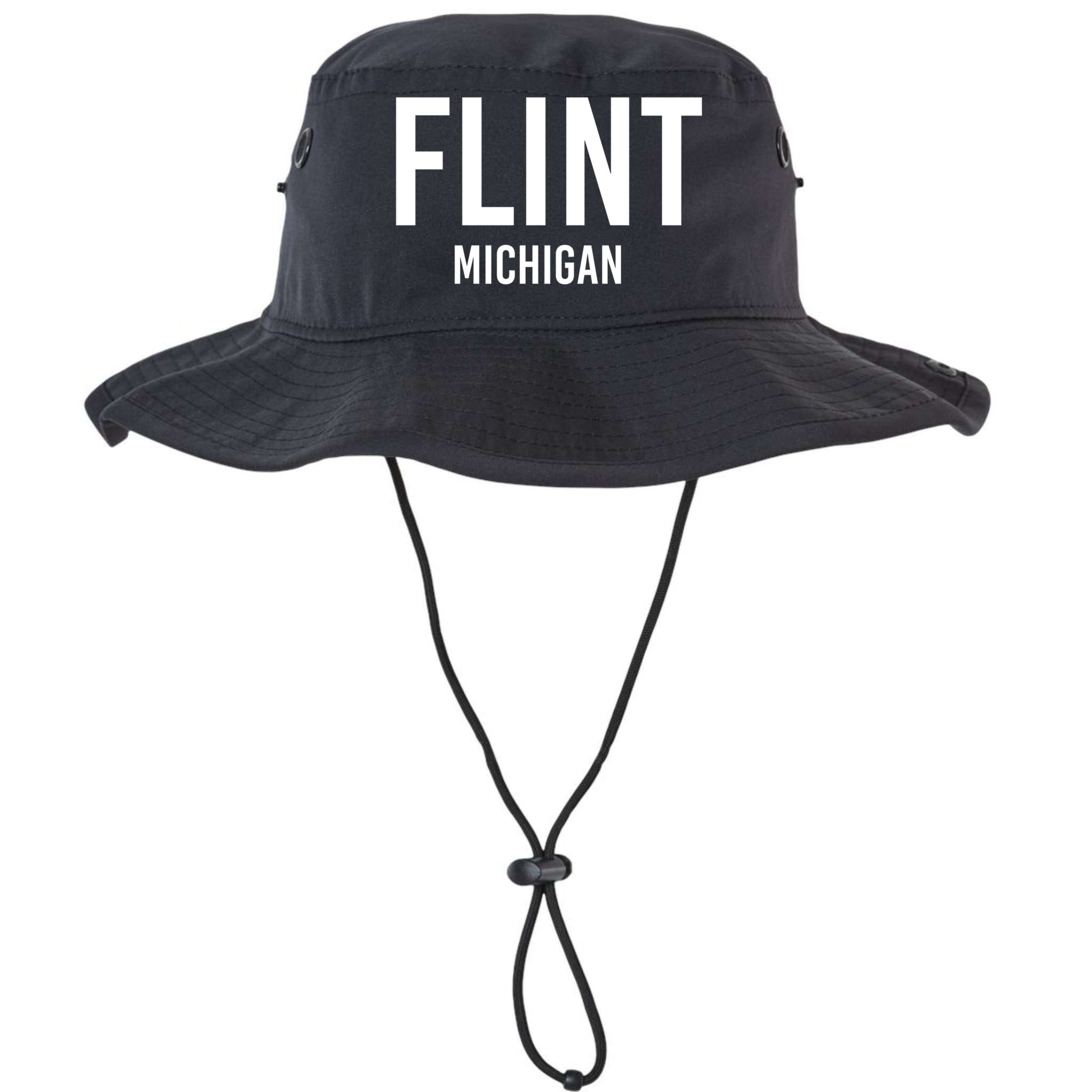 Flint Michigan Mi Usa Patriotic Vintage Sports Great Gift Bucket Hat
