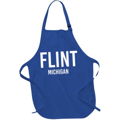 Flint Michigan Mi Usa Patriotic Vintage Sports Great Gift Apron