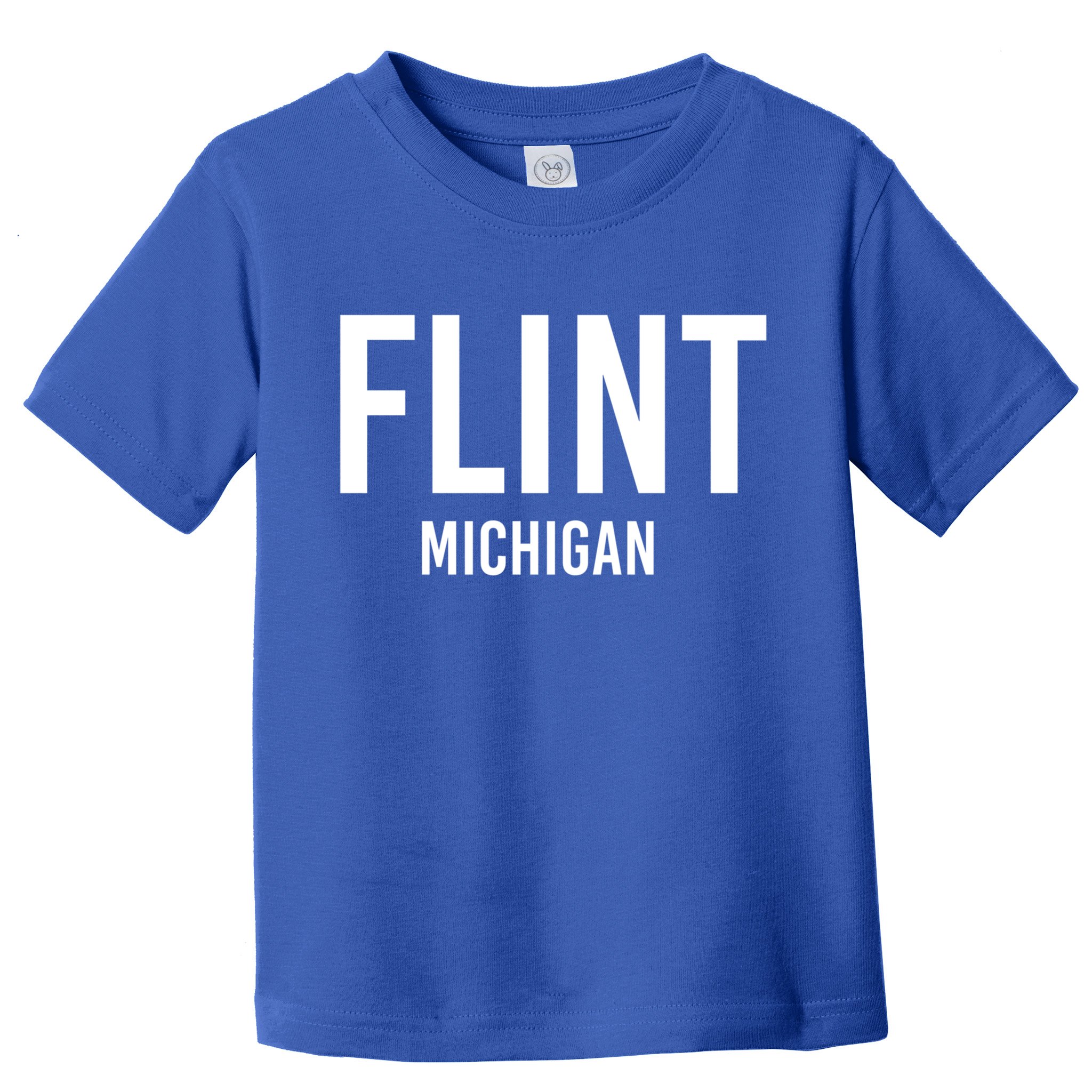 Flint Michigan Mi Usa Patriotic Vintage Sports Great Gift Toddler T-Shirt