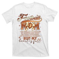 Football Mom My Wallet Is Empty T-Shirt