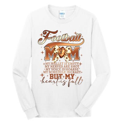 Football Mom My Wallet Is Empty Tall Long Sleeve T-Shirt