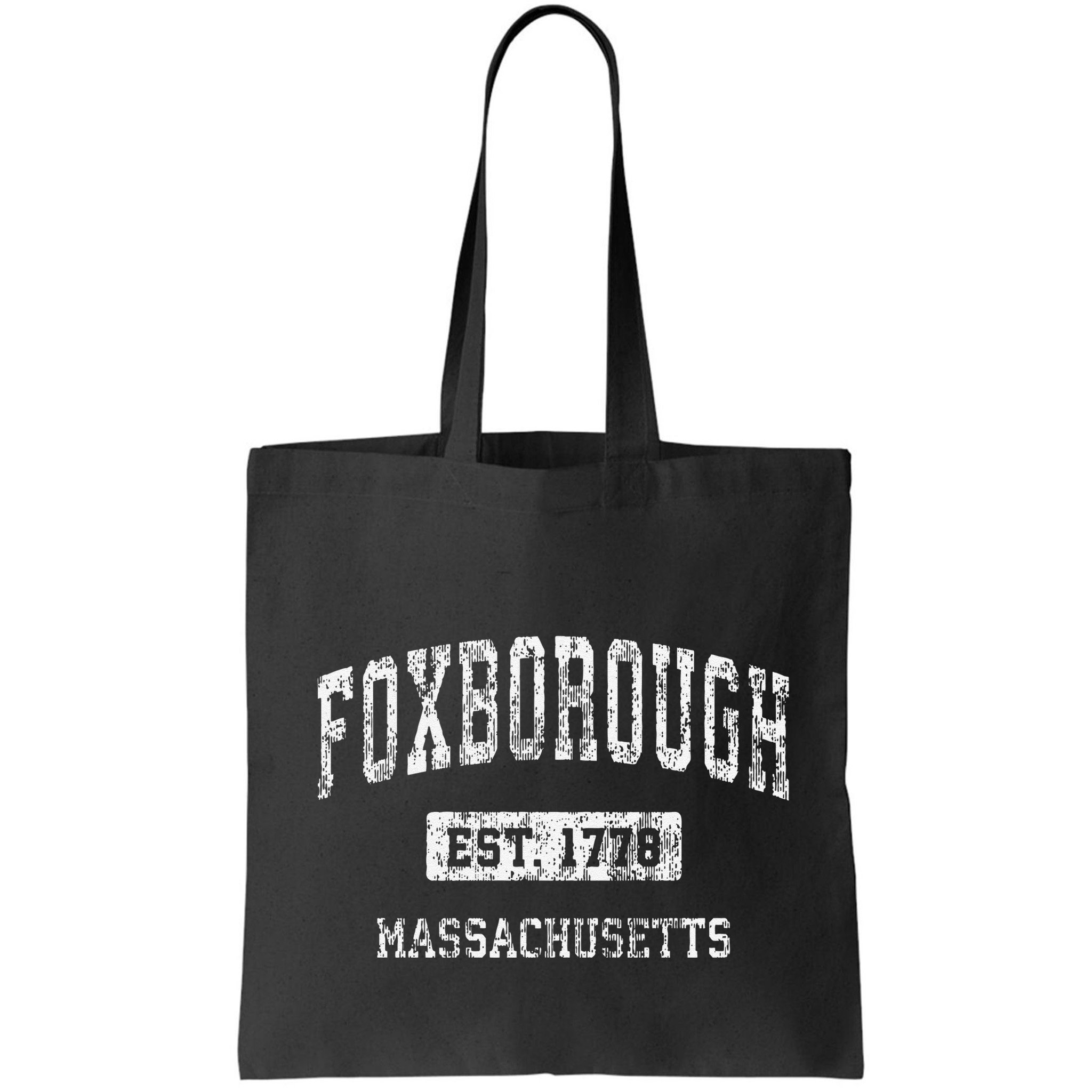 Foxborough Massachusetts Ma Vintage Established Bag