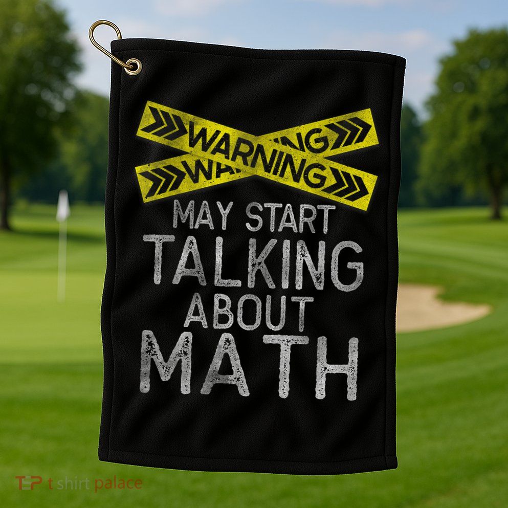 Funny Math Math Lover Math Humor Nerdy Math Golf Towel