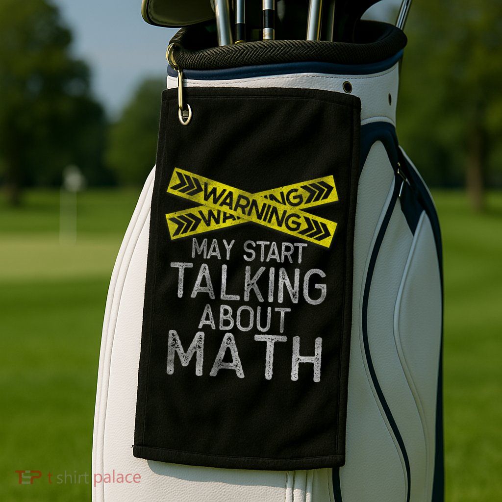 Funny Math Math Lover Math Humor Nerdy Math Golf Towel