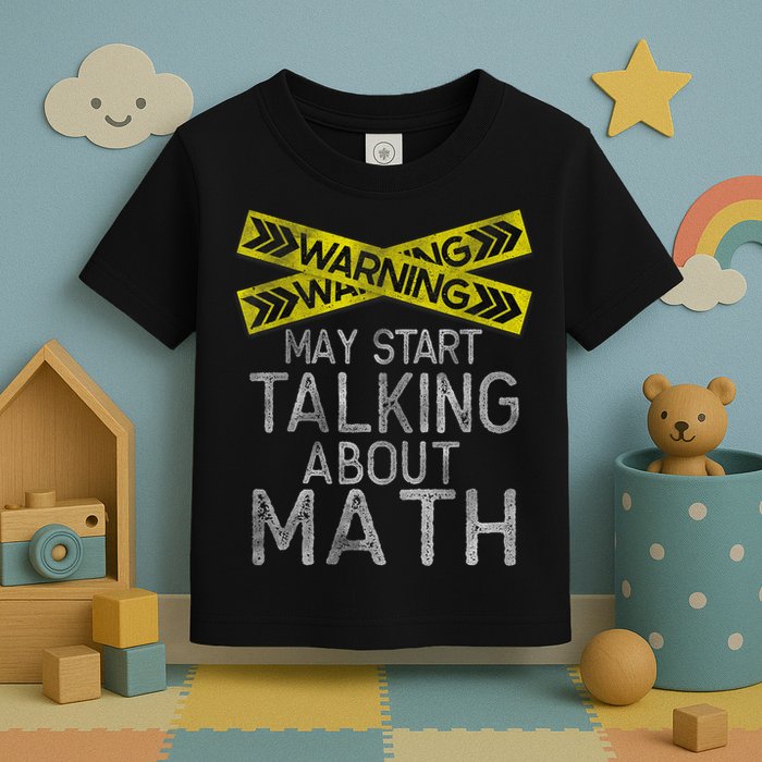 Funny Math Math Lover Math Humor Nerdy Math Toddler T-Shirt
