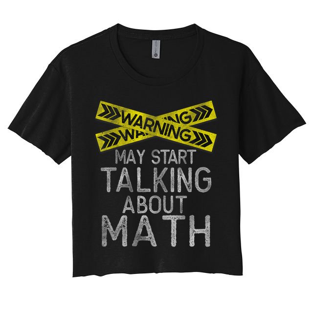 Funny Math Math Lover Math Humor Nerdy Math Crop Top