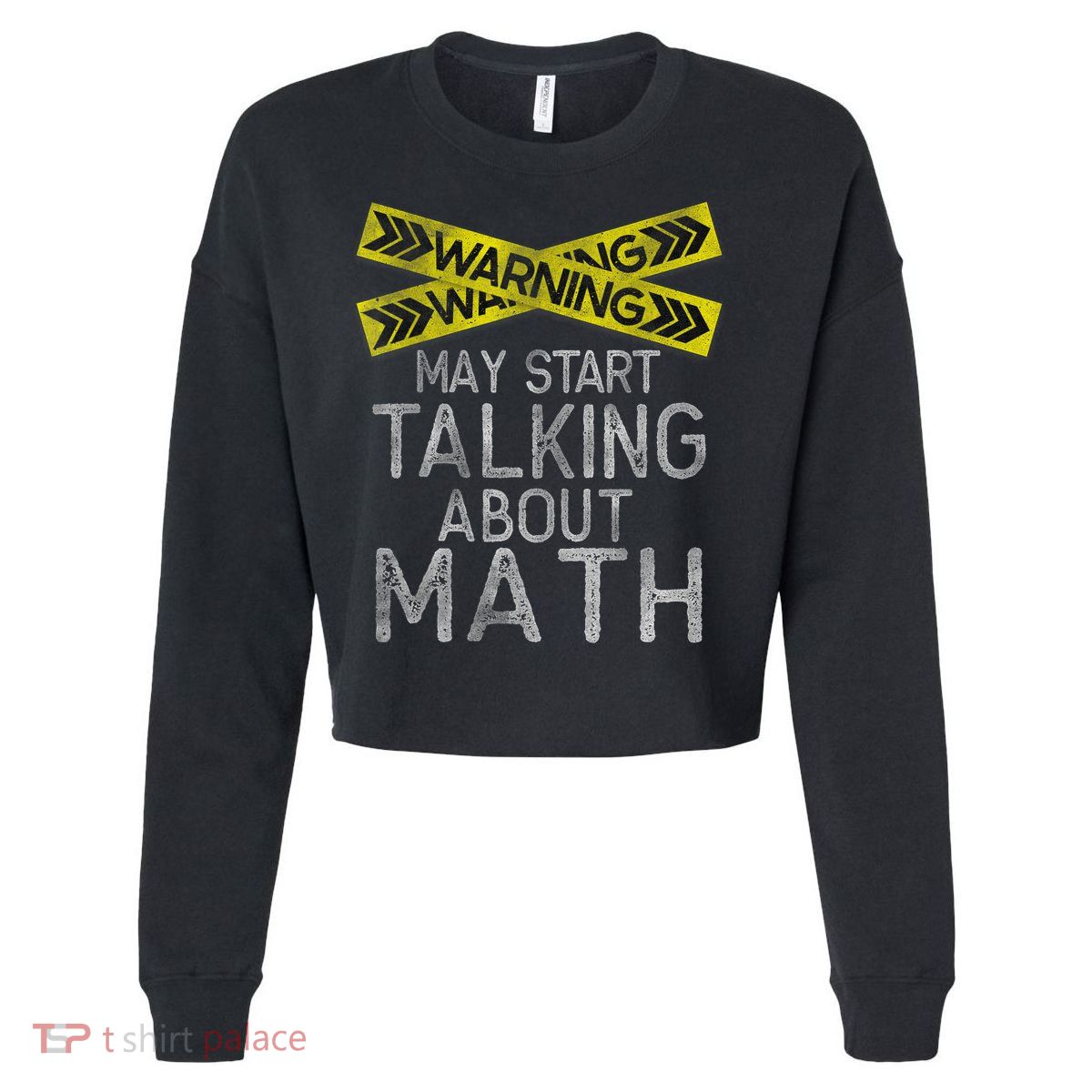 Funny Math Math Lover Math Humor Nerdy Math Cropped Pullover Crew