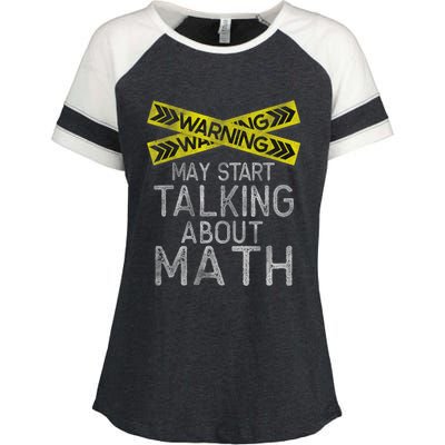 Funny Math Math Lover Math Humor Nerdy Math Enza Ladies Jersey Colorblock Tee