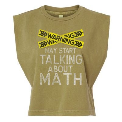 Funny Math Math Lover Math Humor Nerdy Math Garment-Dyed Women's Muscle Tee
