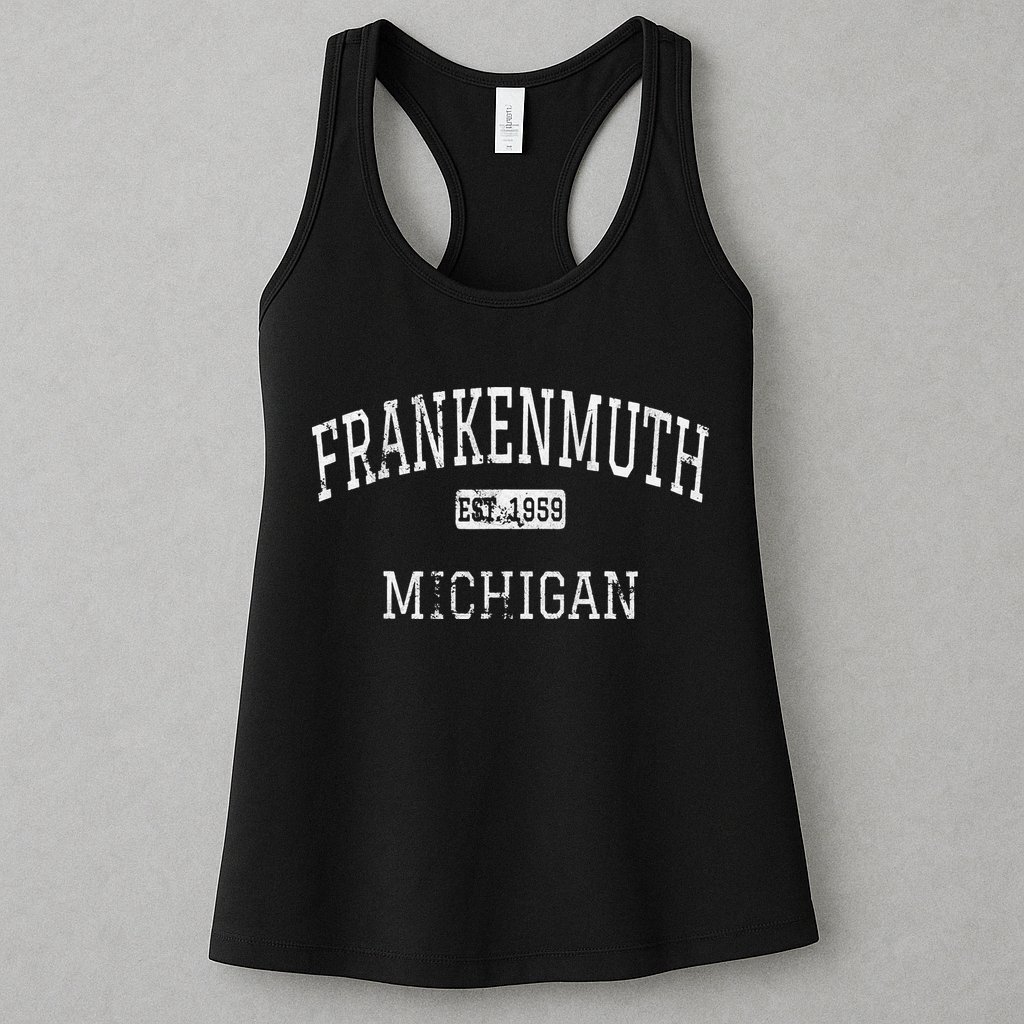Frankenmuth Michigan MI Vintage Womens Tank Top