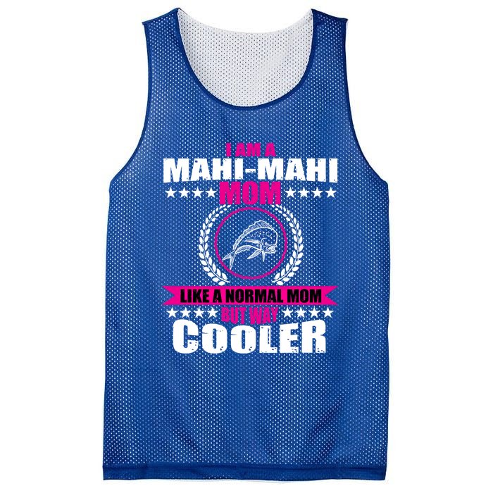 Funny Mahigiftmahi Mom Saying Game Fishing Gift Mesh Reversible Basketball Jersey Tank