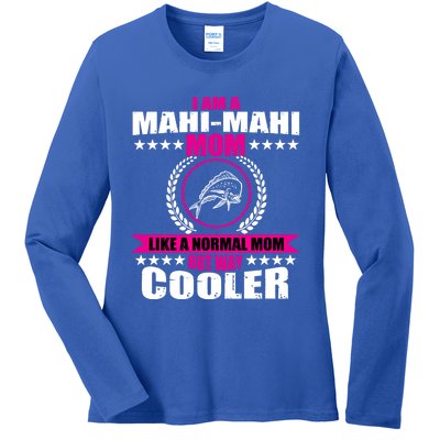 Funny Mahigiftmahi Mom Saying Game Fishing Gift Ladies Long Sleeve Shirt