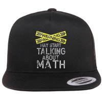 Funny Math Math Lover Math Humor Nerdy Math Flat Bill Trucker Hat