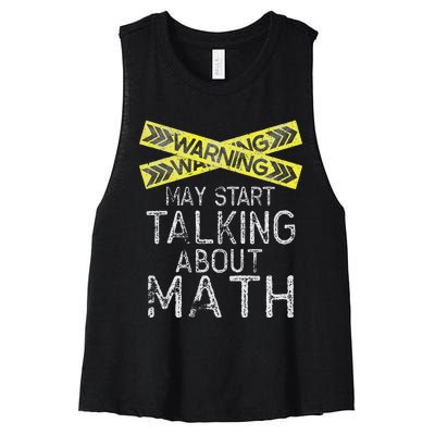 Funny Math Math Lover Math Humor Nerdy Math Women's Racerback Cropped Tank