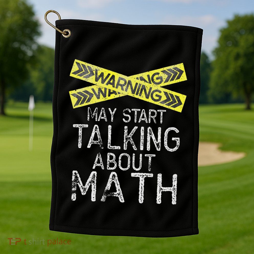 Funny Math Math Lover Math Humor Nerdy Math Golf Towel