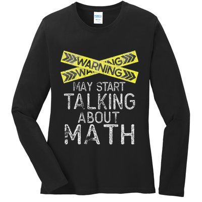 Funny Math Math Lover Math Humor Nerdy Math Ladies Long Sleeve Shirt