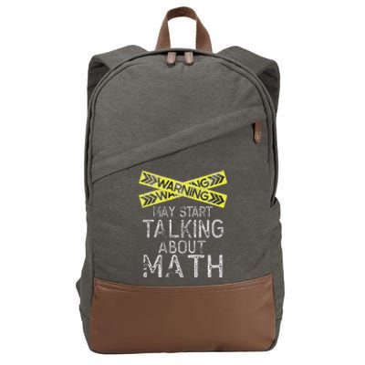 Funny Math Math Lover Math Humor Nerdy Math Cotton Canvas Backpack