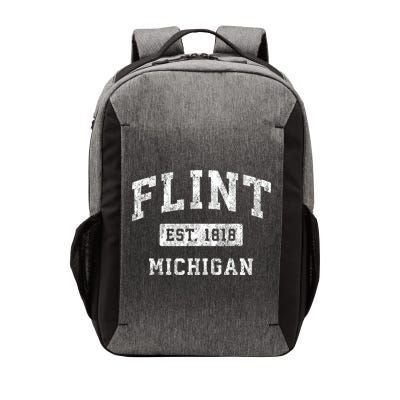 Flint Michigan Mi Vintage Established Sports Vector Backpack