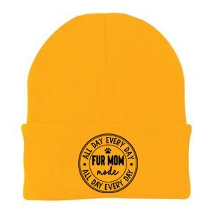 Fur Mom Mode Knit Cap Winter Beanie