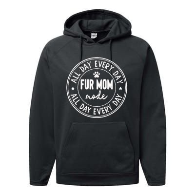 Fur Mom Mode Performance Fleece Hoodie