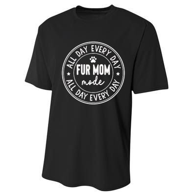 Fur Mom Mode Performance Sprint T-Shirt