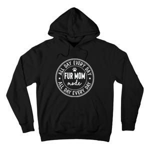 Fur Mom Mode White Tall Hoodie