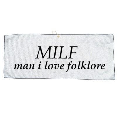 Funny Milf Man I Love Folklore Large Microfiber Waffle Golf Towel