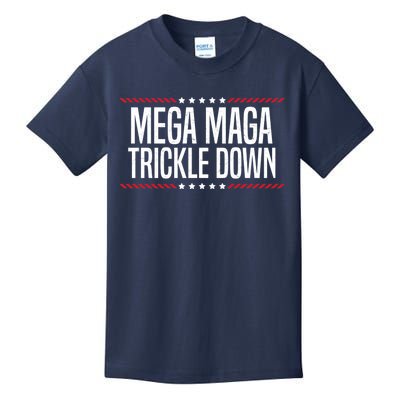 Funny MEGA MAGA Trickle Down Kids T-Shirt