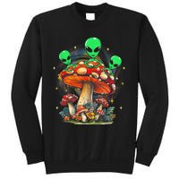 Funny Magic Mushroom Alien Trippy Shroom Lsdweed Acid Trip Sweatshirt