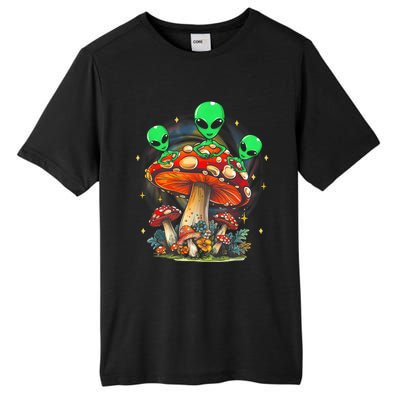 Funny Magic Mushroom Alien Trippy Shroom Lsdweed Acid Trip Tall Fusion ChromaSoft Performance T-Shirt