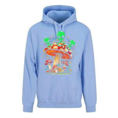 Funny Magic Mushroom Alien Trippy Shroom Lsdweed Acid Trip Unisex Surf Hoodie