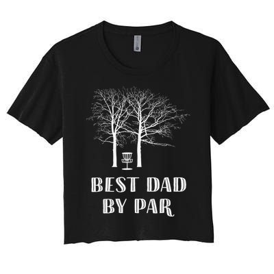 Funny Man Myth Golf Legend Golfing Dad Vintage Women's Crop Top Tee