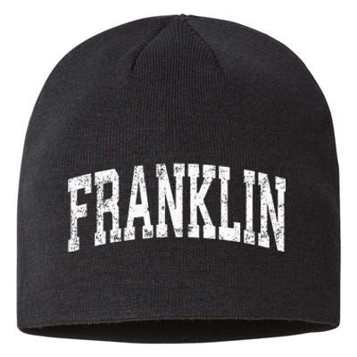 Franklin Massachusetts MA Vintage Athletic Sports Sustainable Beanie