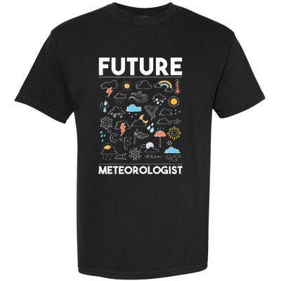 Future Meteorologist Meteorology Weather Forecast Clouds Garment-Dyed Heavyweight T-Shirt