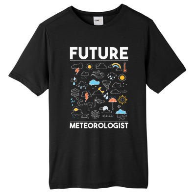 Future Meteorologist Meteorology Weather Forecast Clouds Tall Fusion ChromaSoft Performance T-Shirt