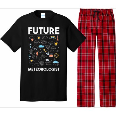 Future Meteorologist Meteorology Weather Forecast Clouds Pajama Set