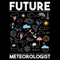 Future Meteorologist Meteorology Weather Forecast Clouds 16 in Basic Backpack