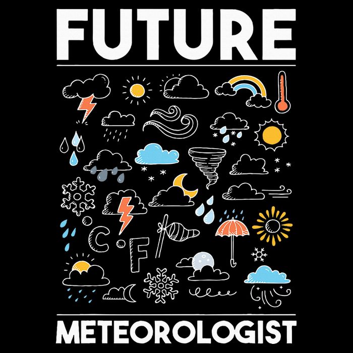 Future Meteorologist Meteorology Weather Forecast Clouds 16 in Basic Backpack