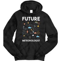 Future Meteorologist Meteorology Weather Forecast Clouds Tie Dye Hoodie