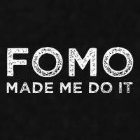 Fomo Made Me Do It Fear Of Missing Out Meme Funny Ladies PosiCharge Tri-Blend Wicking Tank
