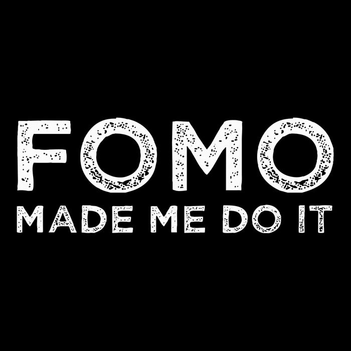 Fomo Made Me Do It Fear Of Missing Out Meme Funny Flat Bill Trucker Hat
