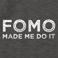 Fomo Made Me Do It Fear Of Missing Out Meme Funny Vector Backpack