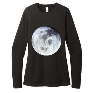 Full Moon Moon Phases Astrology Womens CVC Long Sleeve Shirt