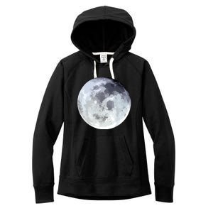 Full Moon Moon Phases Astrology Women's Fleece Hoodie