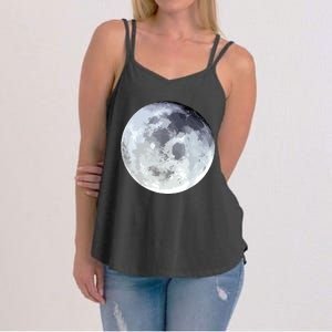 Full Moon Moon Phases Astrology Women's Strappy Tank