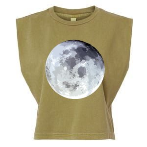 Full Moon Moon Phases Astrology Garment-Dyed Women's Muscle Tee