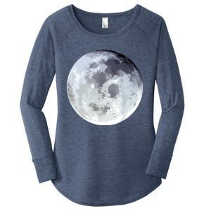 Full Moon Moon Phases Astrology Women's Perfect Tri Tunic Long Sleeve Shirt