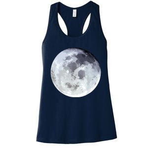 Full Moon Moon Phases Astrology Women's Racerback Tank