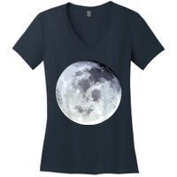 Full Moon Moon Phases Astrology Women's V-Neck T-Shirt